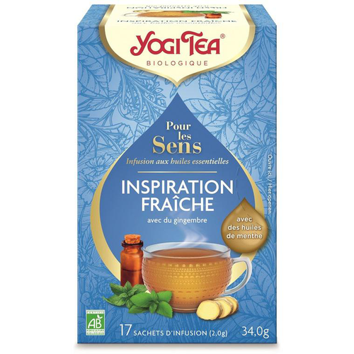 Visuel 1 du produit Boîte tisane Yogi "Inspiration Fraîche" - 17 sachets