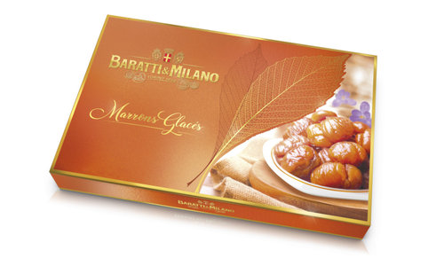 Visuel 1 du produit Marrons glacés entiers Baratti & Milano - boîte de 180 g