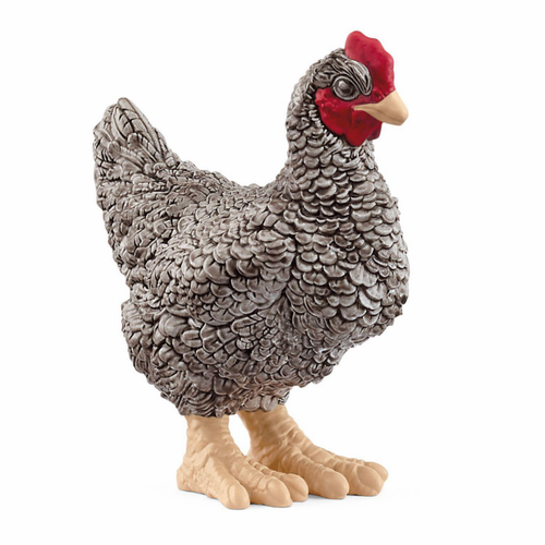 Visuel 1 du produit Figurine Schleich® Poule Plymouth Rock - 5,7 x 2,7 x 6 cm