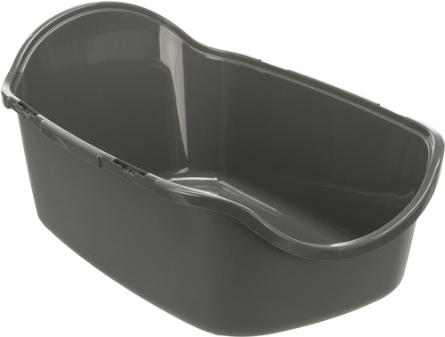Visuel 4 du produit Maison de toilette pour chat coloris gris et vert avec couvercle recyclé Trixie Vico - 40 x 40 x 56 cm