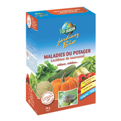 Visuel 1 du produit Maladies du potager lécithine de tournesol CP Jardin jardinez bio - 30 g