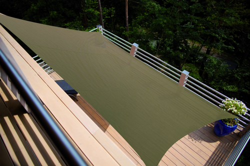 Visuel 1 du produit Voile rectangulaire en polyéthilène tressé Austral - 3 x 2 m