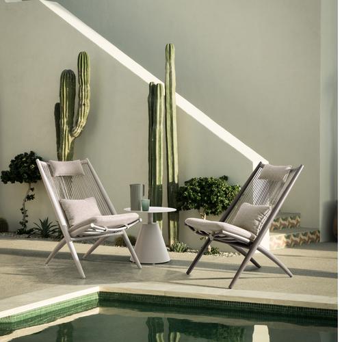 Visuel 3 du produit Fauteuil lounge Aloha alu/corde