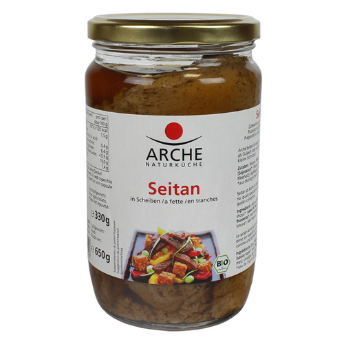Visuel 1 du produit Seitan en tranches sauce soja bio Arche Naturküche - 650 g