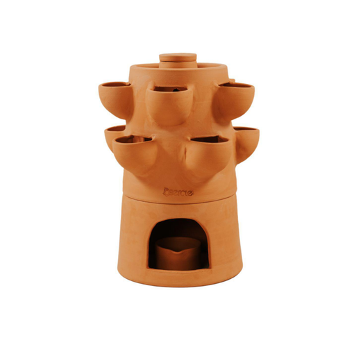 Visuel 1 du produit Potager autofertile 1 étage coloris marron en terre cuite terracotta Ceercle - 20 kg