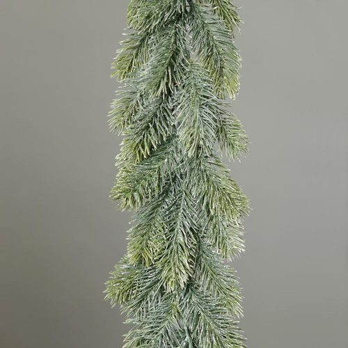 Visuel 1 du produit Guirlande de sapin artificiel vert givré - 160 cm