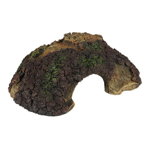 Visuel 1 du produit Décor d'aquarium Oakly Stump 3 coloris marron en résine de polyester - 26,5 x 18,5 x 9 cm