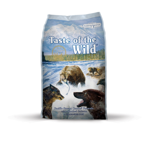 Visuel 1 du produit Croquettes pour chien adulte sans céréales saumon Taste of the Wild Pacific Stream - 2 kg