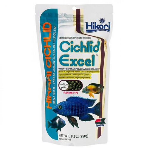 Visuel 1 du produit Nourriture pour poissons d'aquarium - HIKARI AQUARIUM Cichlid Excel Mini - 250g