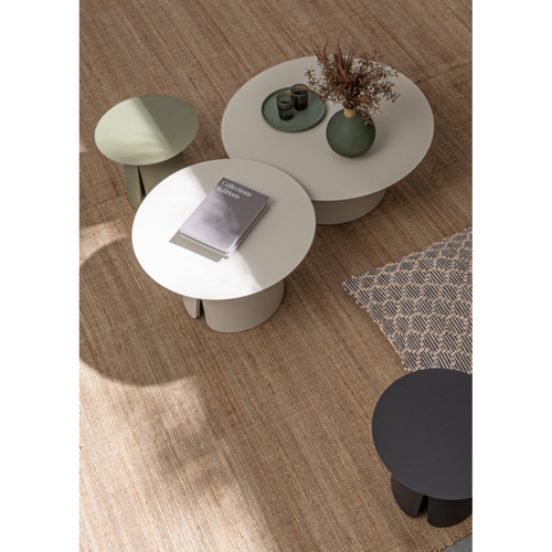 Visuel 4 du produit Set de 2 tables basses an aluminium Bizzotto Bryan Pélican