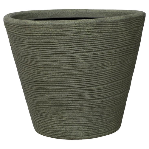 Visuel 1 du produit Pot évasé coloris vert Lichen - 32 L