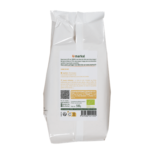 Visuel 2 du produit Farine de maïs bio – 500 gr