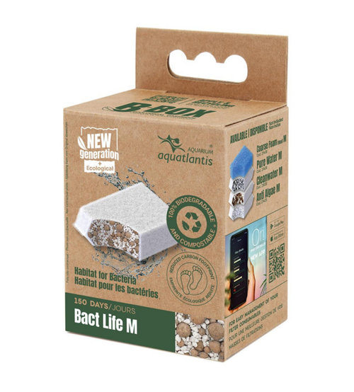 Visuel 1 du produit Masse filtrante pour aquarium coloris blanc Aquatlantis B-Box bact life support bactérien - Taille M