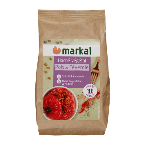 Visuel 1 du produit Haché végétal pois et feverole bio Markal - 175 g