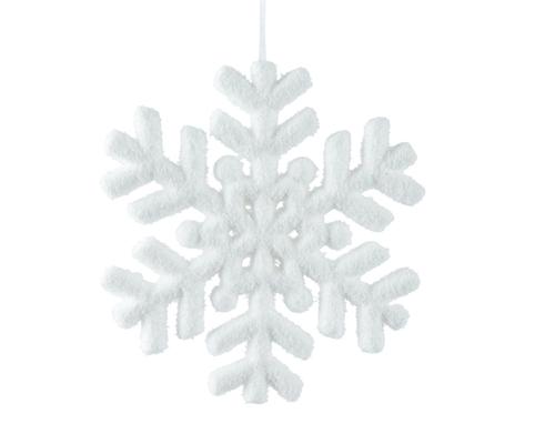 Visuel 1 du produit Flocon de neige à suspendre en mousse blanche - Ø 20 cm