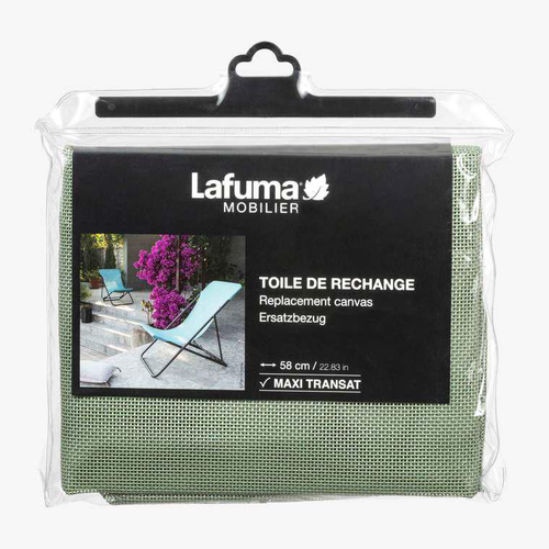 Visuel 1 du produit Toile pour maxi transat moss Batyline® coloris vert Lafuma - 62 cm