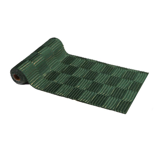 Visuel 1 du produit Chemin de table vert doré Velours Plissé - 28 x 300 cm