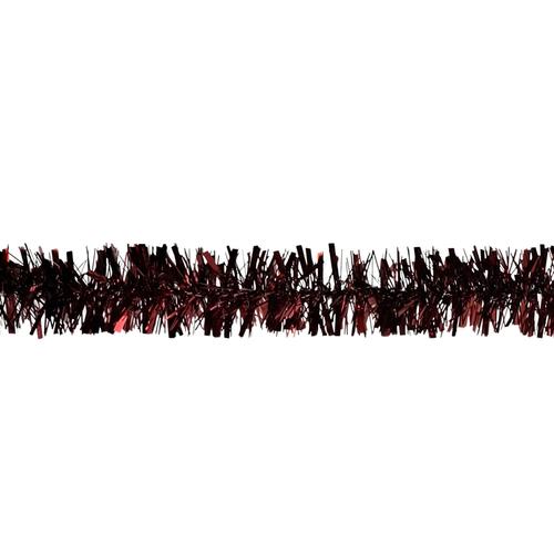 Visuel 1 du produit Guirlande de sapin scintillante coloris rouge en plastique - Ø 50 mm x 2 m