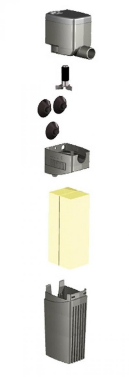 Visuel 2 du produit Filtre interne aquarium miniUP, capacité 30L - EHEIM