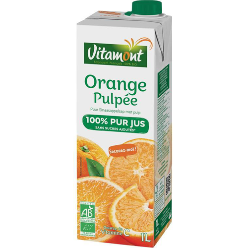 Visuel 1 du produit Pur jus d’orange pulpée bio - 1 L