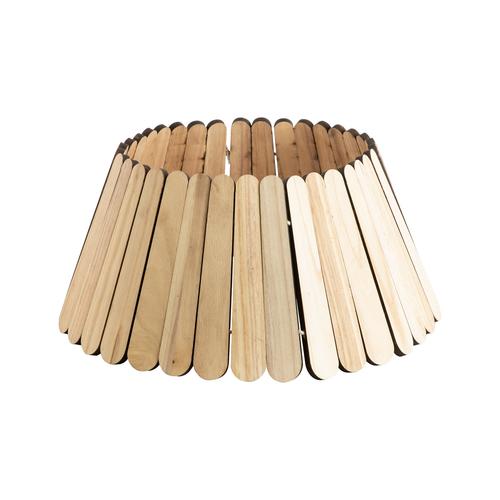 Visuel 1 du produit Cache-pied en bois pour sapin 240 cm - Ø 70 x H 28 cm