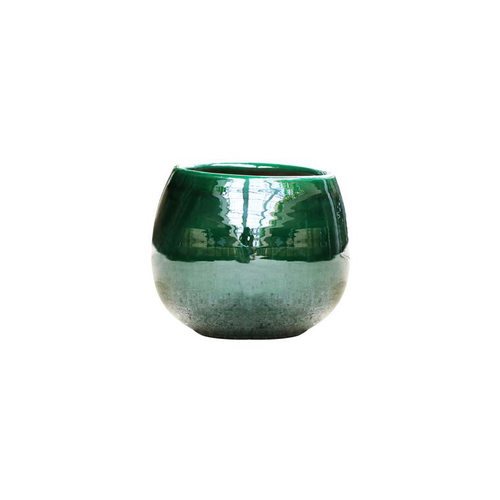 Visuel 3 du produit Pot en terre émaillée vert Jade Les Poteries d’Albi Cancale - Ø 21 x H 21 cm