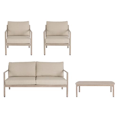 Visuel 12 du produit Salon bas naturel en aluminium Bizzotto Sirius