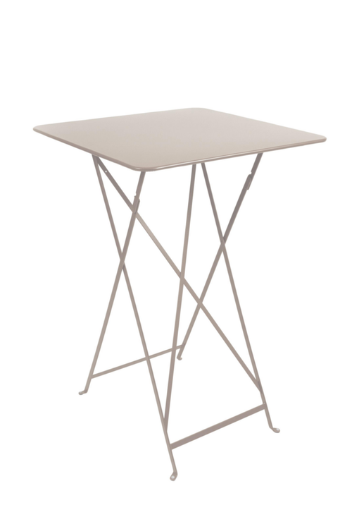 Visuel 1 du produit Mange debout Bistro coloris orange en acier Fermob - 71 x 71 x 105 cm