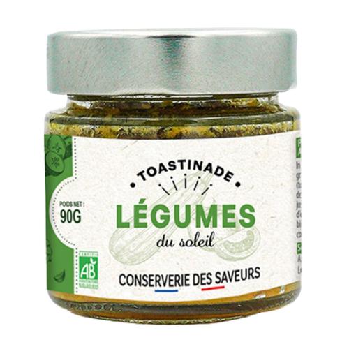 Visuel 1 du produit Toastinade bio de légumes du soleil Conserverie Saveurs - 90 g
