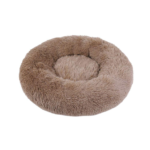 Visuel 1 du produit Corbeille ronde moelleuse pour chien coloris beige Wouapy - Ø 90 cm