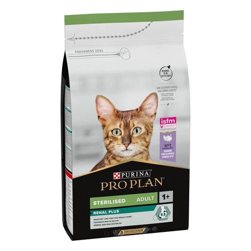 Visuel 1 du produit Croquette pour chat adulte stérilisé à la dinde Pro Plan - 1,5 kg