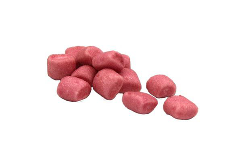 Visuel 1 du produit Guimauves goût fraise enrobées de sucre bio Belledonne en vrac  – 1,5 kg