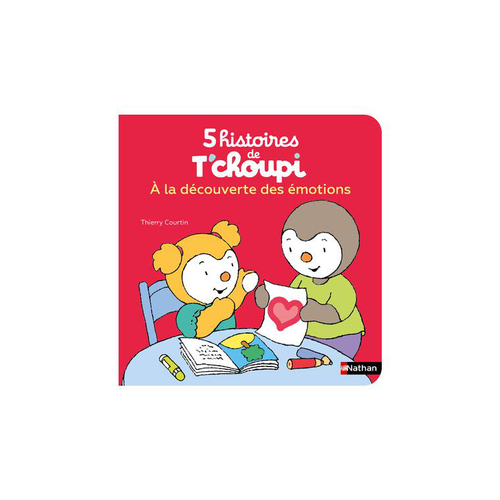 Visuel 1 du produit Le livre " 5 histoires de t'choupi - tome 2 a la decouverte des emotiuo " aux Éditions Nathan