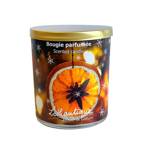 Visuel 1 du produit Bougie parfumée Lothantique Cannelle & orange - 160 g