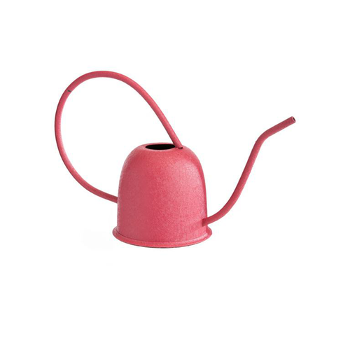 Visuel 1 du produit Arrosoir rose fuchsia en métal à grande anse ronde - 30 x 14 x 22 cm