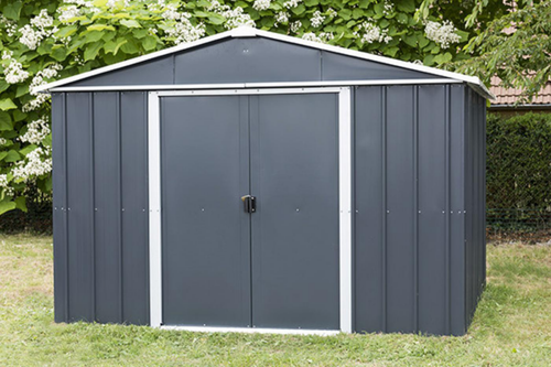 Visuel 2 du produit Abri de jardin métal sans plancher, anthracite TRIGANO JARDIN - Yardmaster - 6.24m²