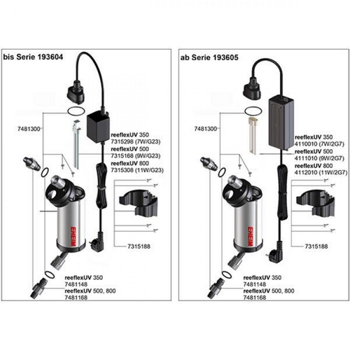 Visuel 2 du produit Embout spécifique pour reeflex UV 500 & 800, EHEIM PIÈCES DÉTACHÉES - modèle 7481168
