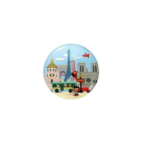 Visuel 1 du produit Magnet Paris enfant Cartesdart - 5,6 x 5,6 cm