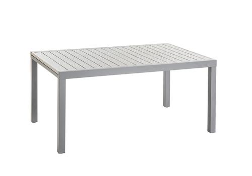 Visuel 1 du produit Table avec allonge en aluminium taupe/anthracite Talia - 165/261 x 100 x 75 cm