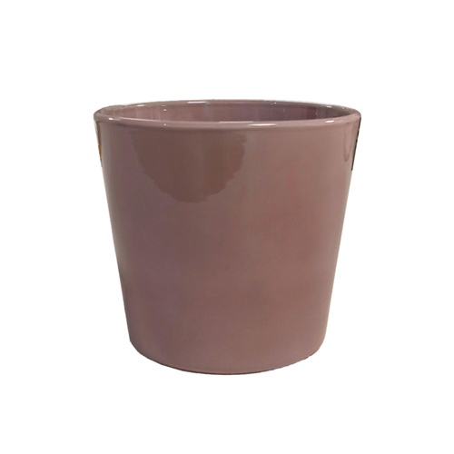 Visuel 1 du produit Cache-pot Fresh coloris rose en céramique - Ø 19,5 cm x 17 cm