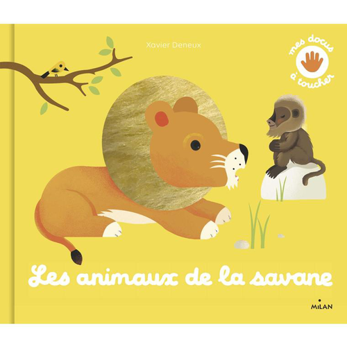 Visuel 1 du produit Docs à toucher “Les animaux de la savane” Éditions Milan