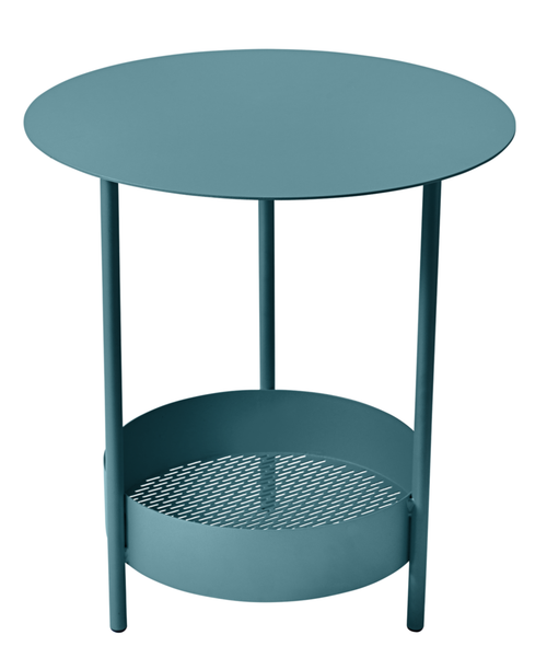 Visuel 1 du produit Guéridon Salsa coloris gris en acier Fermob - Ø 50 x 50 cm