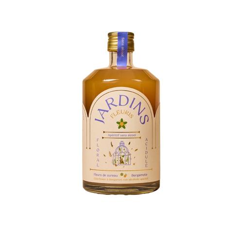 Visuel 1 du produit Apéritif sans alcool bio aux fleurs de sureau et à la bergamote Jardins fleuris - 70 cl