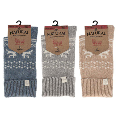 Visuel 1 du produit Chaussettes d'intérieur en laine pour femme Apollo - taille unique