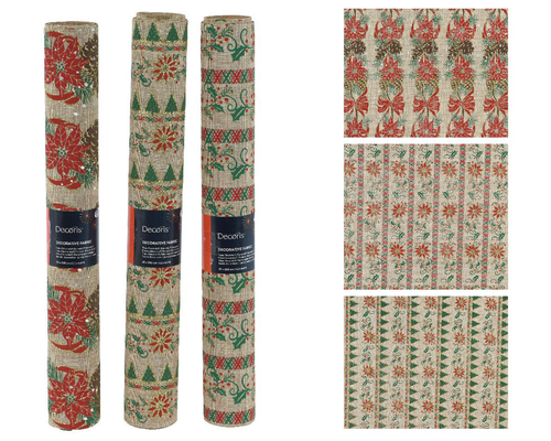 Visuel 1 du produit Chemin de table multicolore en polyester Tradition - 200 x 35 cm