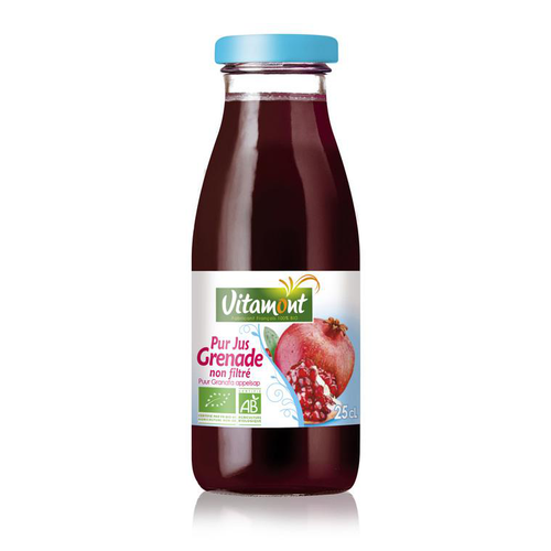 Visuel 1 du produit Mini pur jus de grenade bio non filtré - 25 cl