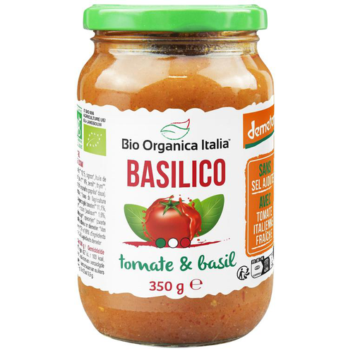 Visuel 1 du produit Sauce tomate basilic bio Bioorganica - 350 g