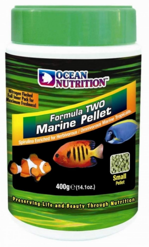 Visuel 1 du produit Aliments pour poissons marins medium, enrichis - OCEAN NUTRITION Two - 400g