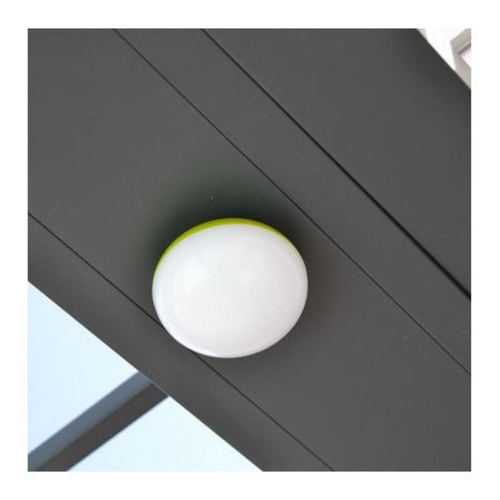 Visuel 5 du produit Pergola adossée bioclimatique en aluminium Couleurs Du Monde INEA - 4.29 x 3.18 m