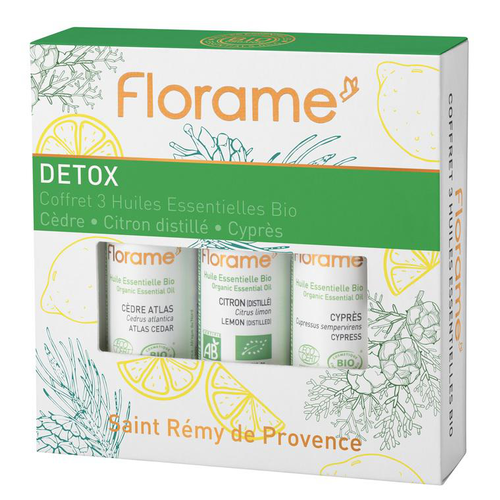 Visuel 1 du produit Coffret Détox flacons 3 x 10 ml vert